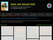 Tablet Screenshot of kool-kats.com